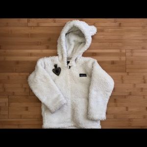 Patagonia Fluffy Jacket with bear errs Size 2T